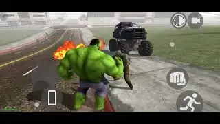 Hulk Vs zombie attack#indianbikedriving3d