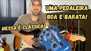 Review de uma pedaleira velha de guitarra, Behringer Vamp 2, Essa tem História!