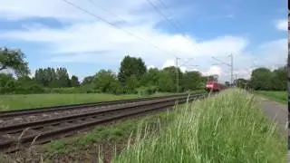 DB Regio 146 245-6 mit Dopelstockwagen bei Maintal Ost KBS 640