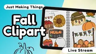 Drawing Fall Clipart in Procreate