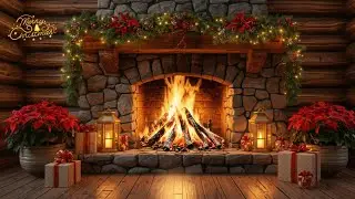 🎄Cozy Christmas Fireplace  | 🔥🔥Fireplace Crackling | Holiday Ambience (No Music)