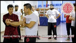 🔥WING CHUN🔥 Maestro Lap Wah Ng y el sifu Facundo Colman (Seminario 2017)