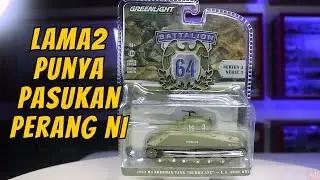 MARI KITA BIKIN BATALION HAHA, DIECAST GREENLIGHT COLLECTIBLES 1944 M4 SHERMAN TANK 