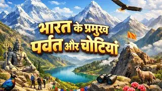 भारत की प्रमुख पर्वत और चोटियां |major peak of India|major mountain and peaks of India|72 bpsc 