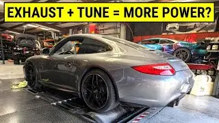 Does Porsche 997 Gain Power from Catback Exhaust & ECU Tune? ECG Performance + Cobb Accessport Dyno