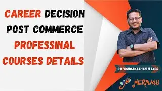 Career Counselling for 12th Commerce students regarding CA/CS/CMA by CA Vishwanathan H Iyer