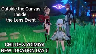 Genshin Impact 3.2 - Yoimiya & Childe New Location During Outside the Canvas Inside the Lens Event