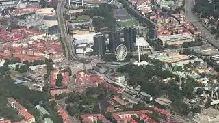 Flyg &ouml;ver G&ouml;teborg Liseberg PA28 16 Aug 2020
