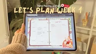 Digital Planning on iPad: Let's plan for Week 1 of 2026 ✨