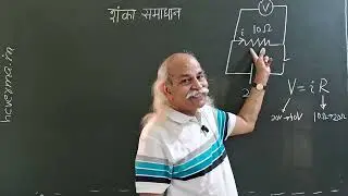 Shanka Samadhan V proportional to R