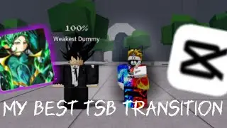 My best TSB transition (and my first) #robloxtsb