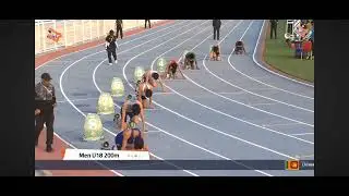 200m final men's u18 6th asian youth athletics championships Saudi Arabia 2025