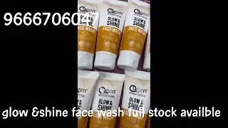 glow & shine face wash full stock available  mrp 199 / best result and best face wash / 👍👍👍👍👍