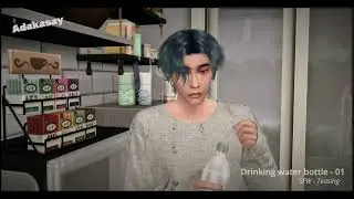 Sims 4 Animation &ndash; Drinking Water &ndash; Storytelling / Slice of Life
