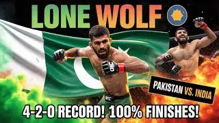 Lone Wolf Bilal Hussain: Pakistan ka MMA Sher! 🐺🔥 4-2-0 Record, 100% Finishes!