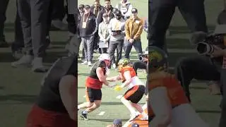 North Dakota State OL Grey Zabel Dominates The 2025 Senior Bowl 📈 | The Bluebloods