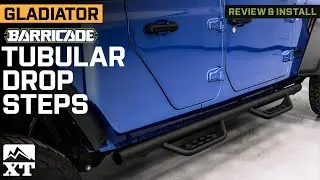 Jeep Gladiator JT Barricade Tubular Drop Steps Review & Install