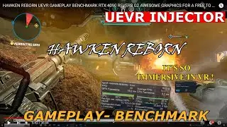 HAWKEN REBORN UEVR GAMEPLAY BENCHMARK RTX 4090 REVERB G2 AWESOME GRAPHICS FOR A FREE TO PLAY  !