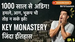 Key Monastery | कार फंसी स्पीति की नदी में | 1000 साल पुरानी Monastery 🏯 | SPITI VLOG PART 5!