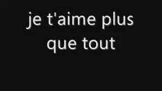 Je t'aime mon ange !
