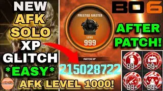 *NEW* SOLO AFK XP GLITCH UNLIMITED EVERYTHING GLITCH BO6 ZOMBIES AFTER PATCH - Black Ops 6