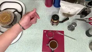 2023/3/29 土炮佈粉針實際操作試試看，配上9Barista做杯濃縮試試看效果如何，沒想到整體手感很可以！而且非常順手！全球限量唯一一把專屬自己的工具。