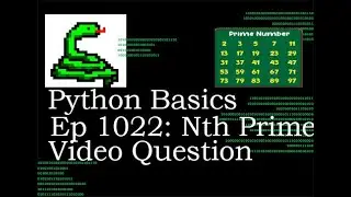 Python Basics Tutorial Nth Prime Video Question