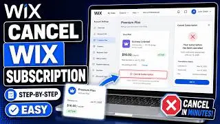 Cancel Your Wix Subscription FAST – Complete Tutorial