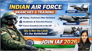 Indian Air Force Branches Explained | Roles, Training & Career Path | Join IAF 2026