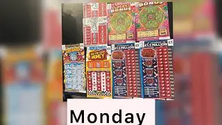 Monday scratchcards mix and match #lottery #winner#win 🎉