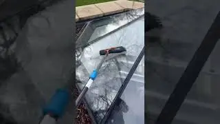 Window cleaning - Pitched skylight 📸