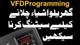 vfd setting for single phase load/vfd parameters setting/vfd programming