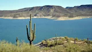 Lake pleasant regional park Peoria AZ - Arizona best lake Park with Giant 🌵