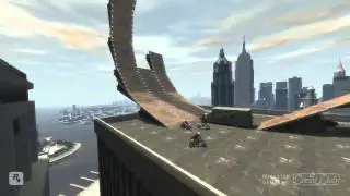 GTA IV - Extreme ramp jumping over Liberty City