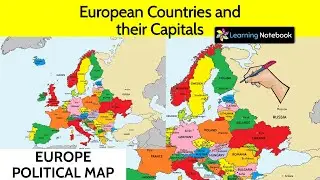 European countries and their capitals on Europe map | Europe Political Map