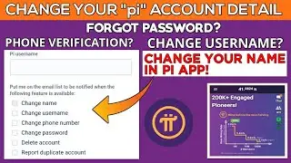 Pi app main Name kaise change karen | pi name correction 2021 | How to change details in pi app