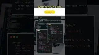 Button hover Animation #css #coding #programming #html #codinglife #developer #animation #shorts
