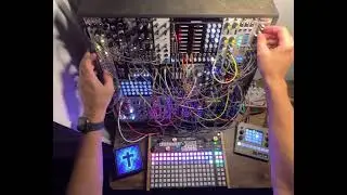 #FXAIDPRO #52 Reverb Transmitter Warp #modular #jam #happynerding #modularsynth #techno
