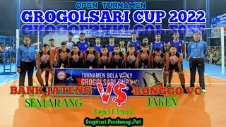 LIVE Voli 🔴 Grogolsari Cup 🏆 Bank Jateng Semarang🆚Ronggo vc Jaken#Asik_Official#Volypati#volitarkam