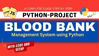 Система управления банком крови на Python Django || Проект Python ||