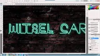 How to Create NEON Text Effect : Photoshop Tutorial