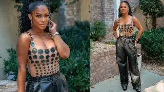 Kandi Burruss SLAYS in Bold Leather Look! 🔥 Fashion Breakdown & Style Vibes