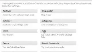 edublog categories