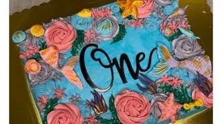 Magical Mermaid Sheet Cake Tutorial | 2025 Cake Decorating Trends