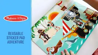 Melissa & Doug Reusable Sticker Pad - Adventure Pad