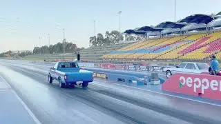9 Second Street Car - Cheech's 2J Cressida runs a 9.7 @ 140.09 mph at the 2200 DRA Chicago Shootout