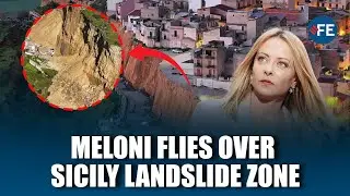 Italy PM Meloni Visits Landslide-Hit Niscemi After Storm Damage