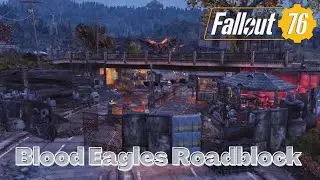 Fallout 76 Camp Build : Blood Eagles Roadblock