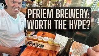 Tasting Beer & Cider Flights at pFriem Family Brewers | Hood River Oregon Gem