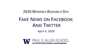 Fake News on Facebook and Twitter by  Christine Geeng